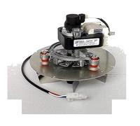 FIGEVIDA Estrattore fumi stufa pellet ventilatore universale 48W TRIAL + ENCODER CAVETTO, Argento