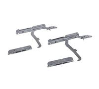 FIGEVIDA Kit 2 Cerniere Forno Piu' 2 portarulli compatibili per ARISTON INDESIT C00028041 C00033322