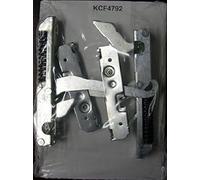 FIGEVIDA Kit 2 cerniere per porta forno 155 x 21 interasse 119 2 portarullino Compatibile per SAMET KCF4792