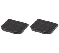 FIGEVIDA KIT 2 FILTRI Carbone Cappa 266x236 Mm Per cappa Isola Premio Sensor Axia Compatibile per FABER 112.0157.243 112.0185.276