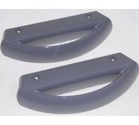 Figevida KIT 2 MANIGLIE 2236286106 FRIGO GRIGIA COMPATIBILE PER ZOPPAS REX ELECTROLUX AEG 50294814004 EX 2236286023