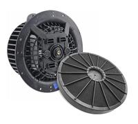 FIGEVIDA Motore Universale per Cappa Aspirante Faber Turboair 3 Velocità 135W 230V 50Hz Mod. K271896F Senso Orario RH Direzionale Ø 140/185 mm 41CU150 + FILTRO CARBONI ATTIVI LAK130
