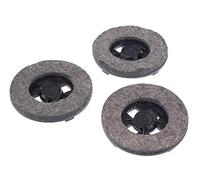FIGEVIDA Tamponi per Lucidare, Pacco da 3, Plastica, Nero per Hoover 35600706