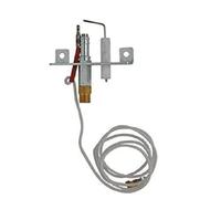 FIGEVIDA Termocoppia e Candeletta Kit Pilota Accensione Compatibile con Stufe a Gas Metano - Universale 42747006 - Sensore di Sicurezza e Accensione