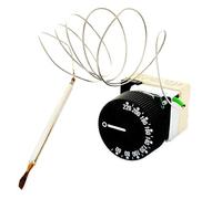 FIGEVIDA Termostato con manopola 45/50 gradi fino a 220 gradi con sonda e manopola graduata UNIVERSALE TU45 50-220 Ø inox CAEM