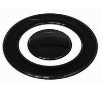Figevida TRIPLA CORONA SPARTIFIAMMA CUCINA 2 PIATTELLI NERO ACCIAIO INOSSIDABILE