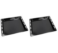 FIGEVIDA Vassoio Forno Leccarda Smaltata 37x44,5x3 cm Compatibile per CANDY 42807319 (2 TEGLIE)