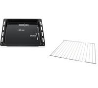 FIGEVIDA Vassoio Forno Leccarda Teglia 370X445mm Forno 42807319 + Griglia grill 445X370 MM 42803836
