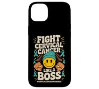 Fight Cervical Cancer Like A Boss Cervical Cancer Awareness Custodia per iPhone 14 Plus