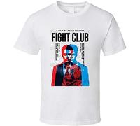 Fight Club Cult Movie Black T Shirt XL White
