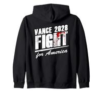 Fight for America JD Vance in 2028 Historic President Felpa con Cappuccio