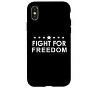 Fight for Freedom USA Fight Oligarchy Resist Fascism Protest Custodia per iPhone X/XS
