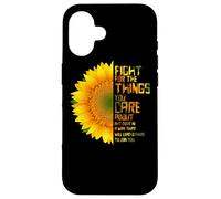Fight For The Things You Care About Notorious Ruth Bader rbg Custodia per iPhone 16