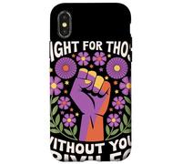 Fight For Those Without Your Privilege Pugno Giustizia Custodia per iPhone X/XS