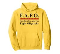 Fight Oligarchy Flag No Oligarchy in America Anti Oligarchy Felpa con Cappuccio