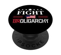 Fight Oligarchy Resist Fascism No Kings Anti Fascism Protest PopSockets PopGrip Adesivo