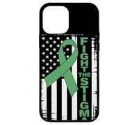 Fight The Stigma Green Ribbon FIGHT THE STIGMA Mental Health Custodia per iPhone 12 mini