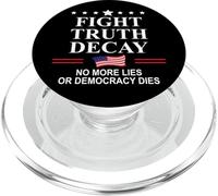 Fight Truth Decay Protest Flag Defend Democracy Project 2026 PopSockets PopGrip per MagSafe