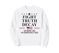 Fight Truth Decay Protest Sign,Defend Democracy Dies Silence Felpa