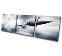 Fighter Jet Air Force Transportation TREBLE TELA parete arte foto stampa