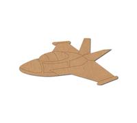 Fighter Jet Pre Marked Shape 1 Medite MDF / 2 Pollici / 25