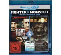 Fighter & Monster - 2 film in una scatola 3D Bluray NUOVO IMBALLO ORIGINALE F...