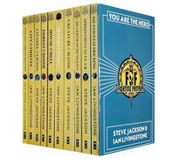 Fighting Fantasy Series You Are the Hero 10 Books Collection Set By Steve Jackson & Ian Livingstone (Island of the Lizard King,Appointment With F.E.A.R.,Deathtrap Dungeon,Creature of Havoc & More)