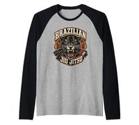 Fighting Jiu Jitsu - Grappling Aggressivo nel BJJ Maglia con Maniche Raglan