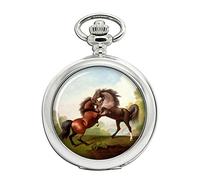 Fighting Stallions by George Stubbs Full Hunter Orologio da tasca