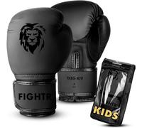 FIGHTR® Guanti da boxe per bambini con ottima vestibilità per la massima protezione | Junior ragazzi e ragazze | per boxe, MMA, Muay Thai, kickboxing e arti marziali 04 06 oz | con borsa per il