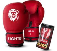 FIGHTR® Guanti da boxe per bambini con ottima vestibilità per la massima protezione | Junior ragazzi e ragazze | per boxe, MMA, Muay Thai, kickboxing e arti marziali 04 06 oz | con borsa per il