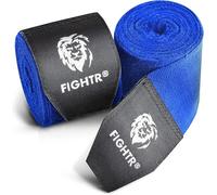 FIGHTR® Premium Bende Boxe Max. stabilità e Sicurezza | 4m Mezzo Bendaggi Elastici con Anello per Il Pollice per Boxe, MMA, Mauy Thai - Box Bandage Sport | Set di 2