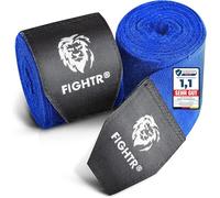 FIGHTR® Premium Bende Boxe Max. stabilità e Sicurezza | 4m Mezzo Bendaggi Elastici con Anello per Il Pollice per Boxe, MMA, Mauy Thai - Box Bandage Sport | Set di 2
