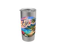 Figi Oceania, Isole del Pacifico, Suva, Bicchiere termico in acciaio inox doppia parete