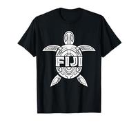 Figi Tartaruga Marina Tatuaggio Mare del Sud Regalo Souvenir Maglietta