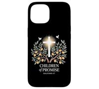 Figli della Promessa Croce Galati 4:7 Libertà Custodia per iPhone 15