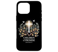 Figli della Promessa Croce Galati 4:7 Libertà Custodia per iPhone 16 Pro Max