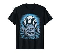 Figli della Tomba Zombie Mani Cimitero Maglietta