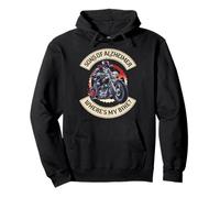 Figli di Alzheimer Dov'è la mia Bici Grumpy Old Biker Felpa con Cappuccio