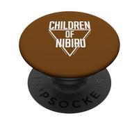 Figli di Nibiru Teoria della cospirazione UFO Design PopSockets PopGrip Adesivo