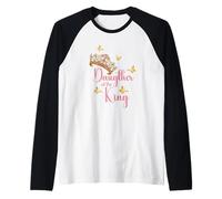 Figlia del re, Rosa, Donne, Giovani e Ragazze Maglia con Maniche Raglan