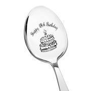 Figlia Figlio 18° compleanno regalo per Bestie 18° compleanno regalo per sorella fratello 18 anni regalo di compleanno per nipote nipote 18° compleanno regalo per amico Happy 18th Birthday Spoon