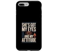 Figlia volitiva, mamma, regalo, orgogliosa, vita da ragazza ribelle Custodia per iPhone 7 Plus/8 Plus