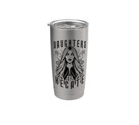 Figlie di Ecate Halloween Gotico Strega Wiccan Pop Art Bicchiere termico in acciaio inox doppia parete