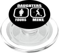 Figlie: Il tuo, il mio - Divertente Tennis Mamma Tennis Papà Coach PopSockets PopGrip per MagSafe