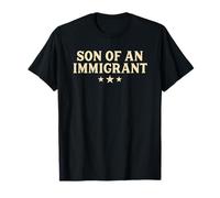 Figlio di un immigrato Bold Vintage American Patriotic USA Maglietta