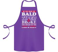 Figlio Made Me Bald Tired & Si È Rotto Papà Giorno Cotone Grembiule 100%