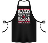 Figlio Made Me Bald Tired & Si È Rotto Papà Giorno Cotone Grembiule 100%