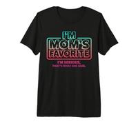 Figlio Preferito della Mamma Figlia Io Sono Il Figlio Preferito della Mamma Bambini Maglietta Premium