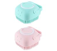 FIGMENT Spazzola per il corpo in morbido silicone per uomini e donne, pulizia profonda e nutriente, esfoliazione, rimozione dello sporco, senza BPA, scrubber per la schiena, setole che aumentano la